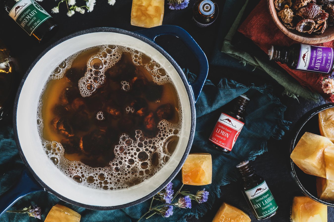 Homemade Liquid Laundry Soap with Soap Nuts